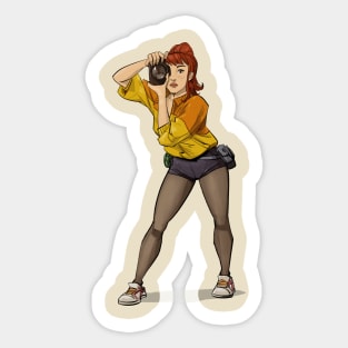 TMNT April O'Neil Sticker